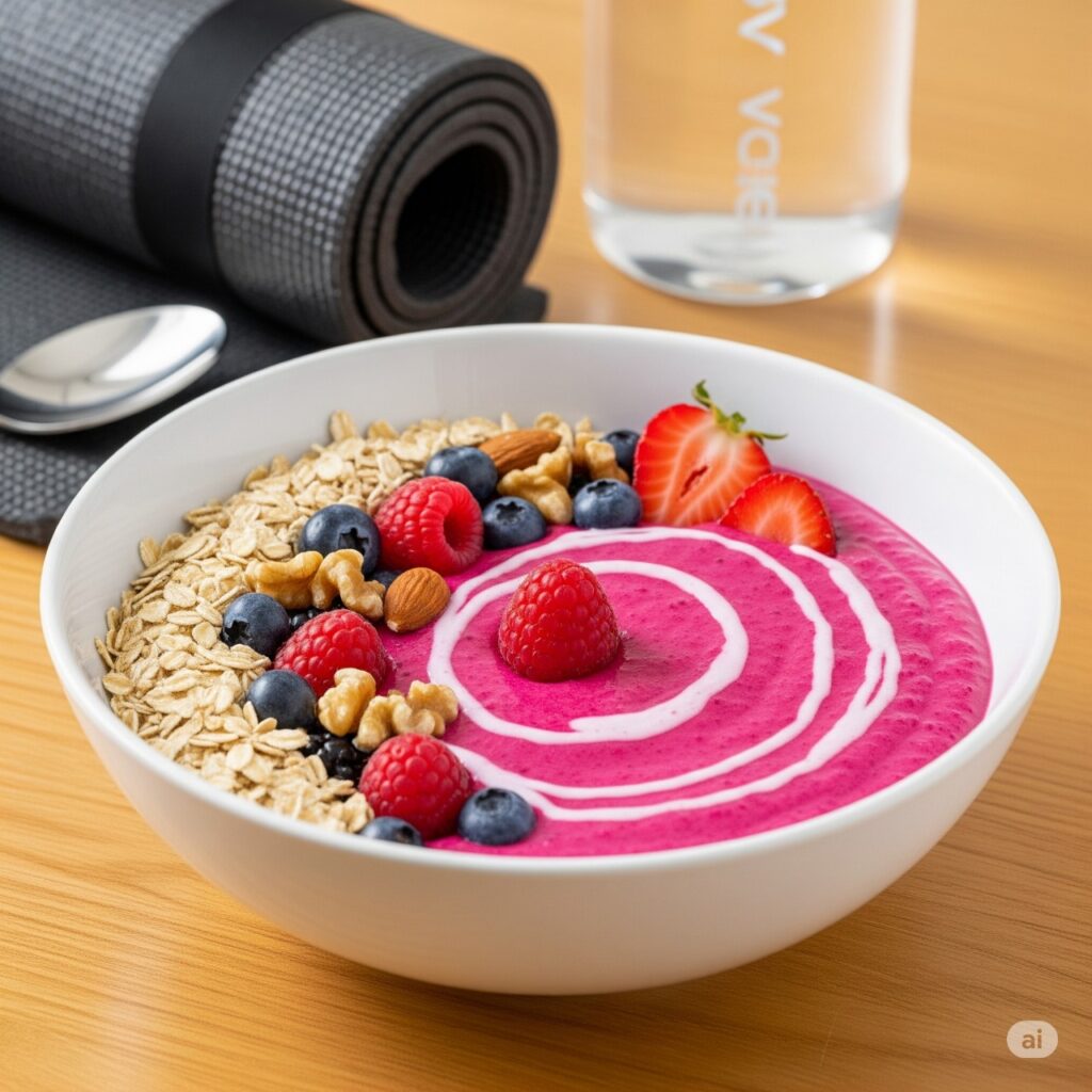 Receita para Disposição: Mingau Pré-Treino de Aveia e Beterraba