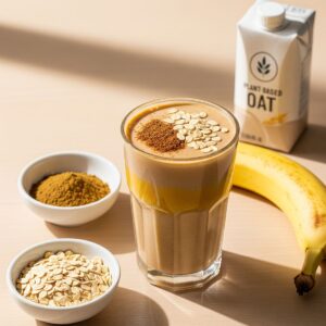 Menopausa: Vitamina de Maca Peruana com Aveia